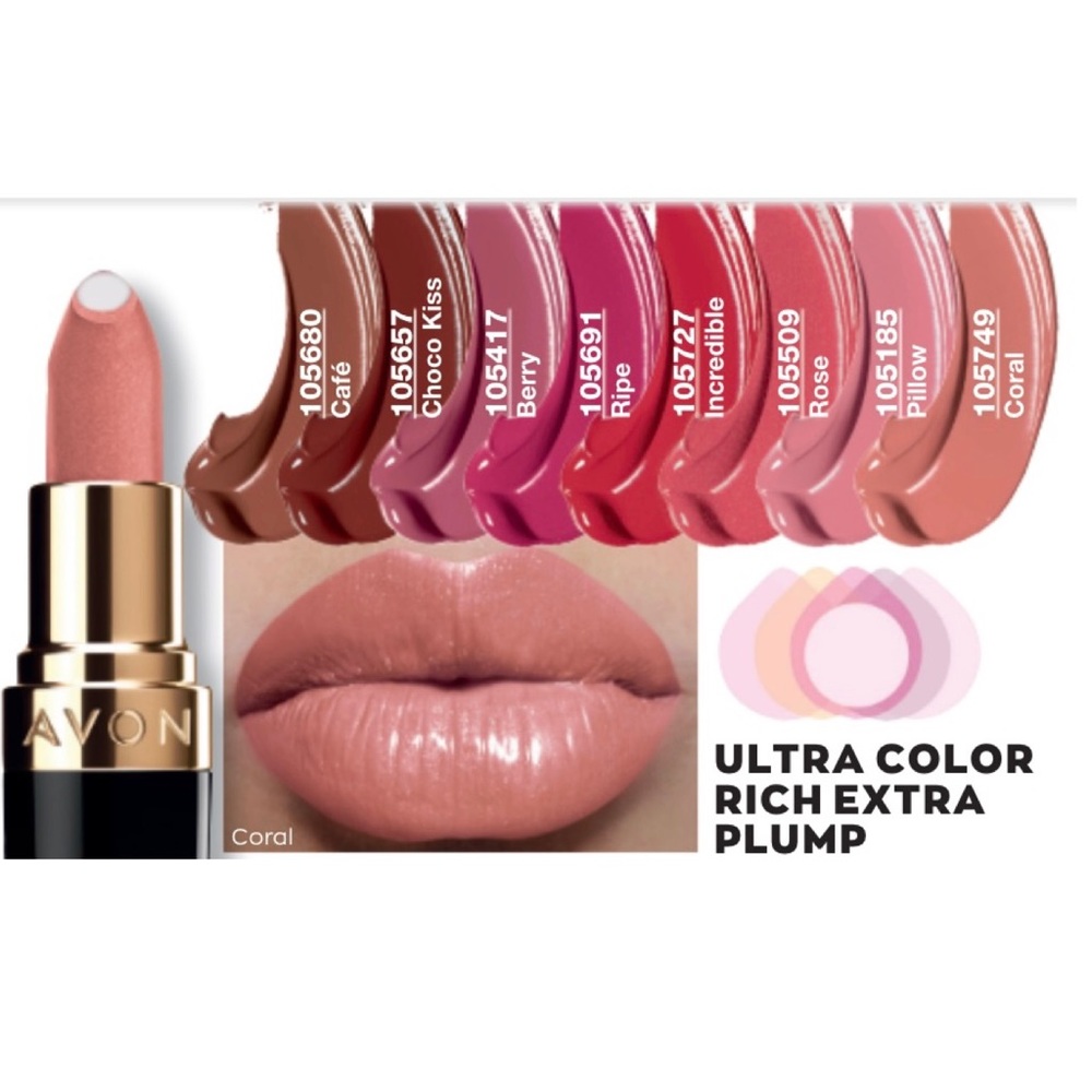 Avon Extra Plump Lipstick Berry - Picture 5 of 7